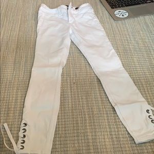 Hollister white jeans